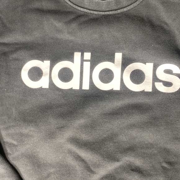Adidas Black Crew Sweatshirt - Picture 2 of 3